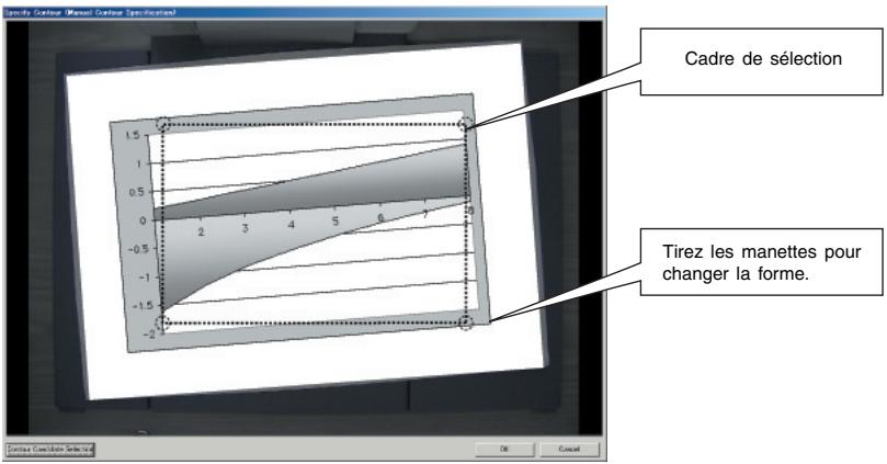 CASIO PJ CAMERA SOFTWARE 1.1 - Spécification d'un contour - 1