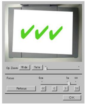 CASIO PJ CAMERA SOFTWARE 1.1 - Sélectionnez [Adjust Document Camera] dans le menu [Camera]. - 1