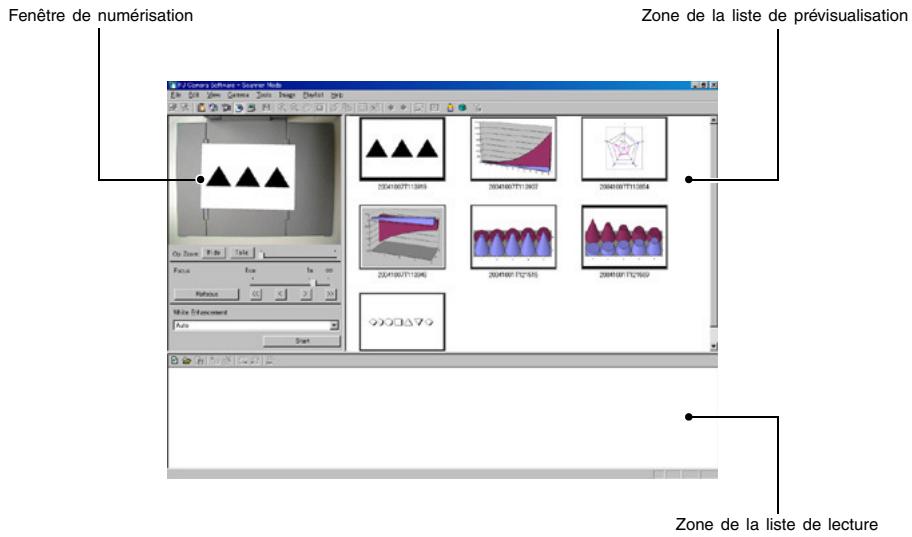 CASIO PJ CAMERA SOFTWARE 1.1 - Ecran Scanner Mode - 1