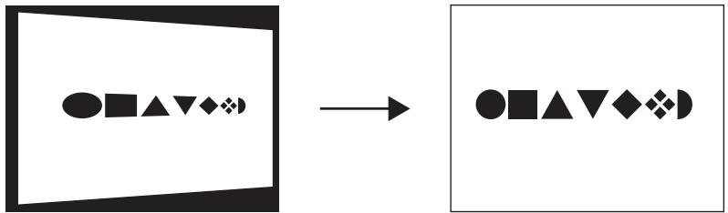 CASIO PJ CAMERA SOFTWARE 1.1 - Correction trapezoidale automatique - 1