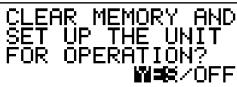 CASIO SF-4980ER - About the "ARE YOU USING...." and "CLEAR MEMORY...." messages... - 4