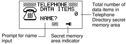 CASIO SF-4980ER - To create a secret memory area - 2