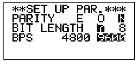 CASIO SF-4980ER - To set the SF Unit hardware parameters - 1