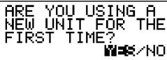 CASIO SF-4980ER - About the "ARE YOU USING...." and "CLEAR MEMORY...." messages... - 2