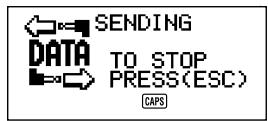 CASIO SF-4980ER - To send all data items - 1
