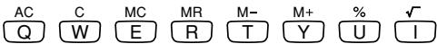 CASIO SF-4980ER - About the Calculator Mode keys... - 5
