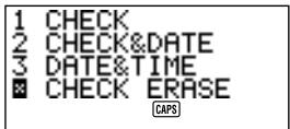 CASIO SF-4980ER - To check and uncheck To Do items - 2