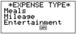 CASIO SF-4980ER - To edit labels - 3