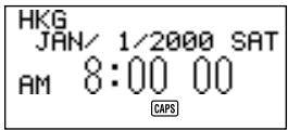 CASIO SF-4980ER - To set the Home Time zone - 3