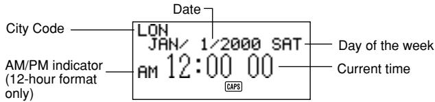 CASIO SF-4980ER - Home Time Display - 1