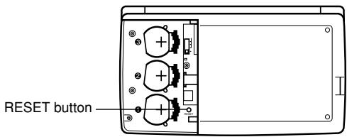 CASIO SF-4985ER - To reset the SF Unit's memory - 1