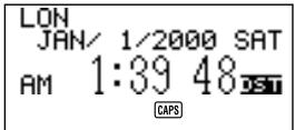 CASIO SF-4985ER - To switch the Home Time between standard and daylight saving time - 1