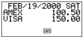 CASIO SF-4985ER - To change the amount type - 2