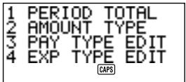 CASIO SF-4985ER - To edit labels - 1