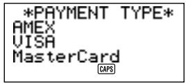 CASIO SF-4985ER - To edit labels - 2