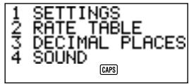 CASIO SF-4985ER - To specify decimal value handling - 1