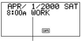 CASIO SF-4985ER - About Schedule Keeper data and initial displays... - 2