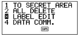 CASIO SF-4985ER - To use the FUNCTION key - 1