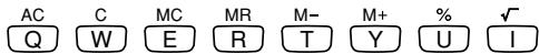 CASIO SF-4985ER - About the Calculator Mode keys... - 2