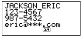 CASIO SF-4985ER - To input Telephone Directory data - 6
