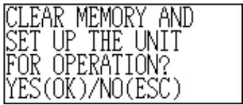 CASIO SF-5980 - When to press Y for "yes" - 1
