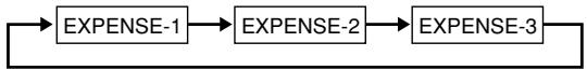 CASIO SF-5980 - To enter the Expense Manager Mode - 2