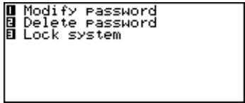 CASIO SF-5980 - To change the password - 1