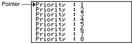 CASIO SF-5980 - To priority icons - 1