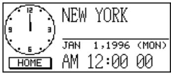 CASIO SF-5980 - To enter the Home Time Mode - 1
