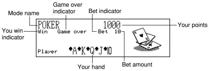 CASIO SF-7100SY - To enter the Game Modes - 1