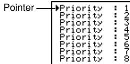 CASIO SF-7100SY - To priority icons - 1