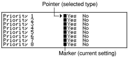 CASIO SF-7100SY - To specify To Do Mode index display contents - 1