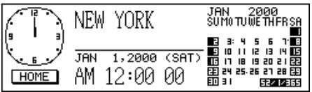 CASIO SF-7100SY - To enter the Home Time Mode - 1