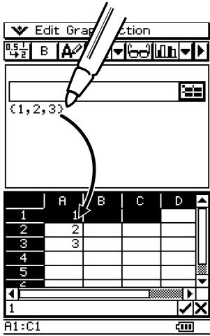 CASIO CLASSPAD 300 PLUS - Opérations sur le classpad - 5