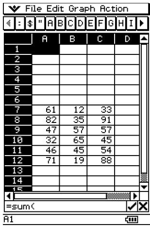CASIO CLASSPAD 300 PLUS - Fonctions de base du menu [action] - 3