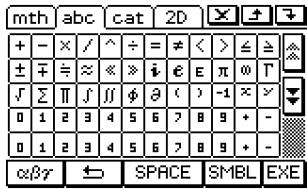 CASIO CLASSPAD 300 PLUS - - Jeu de touches (MATH) - 1