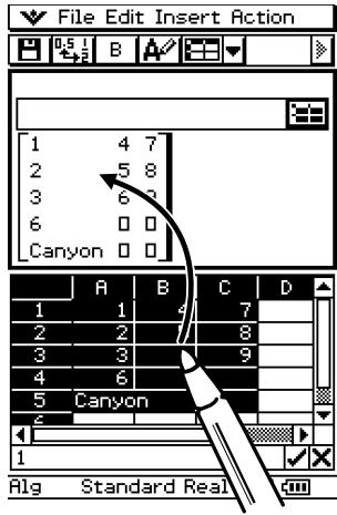 CASIO CLASSPAD 300 PLUS - Opérations sur le classpad - 3
