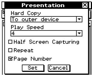 CASIO CLASSPAD 300 PLUS - Boîte de dialogue de présentation - 1