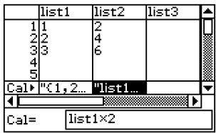 CASIO CLASSPAD 300 PLUS - Saisir les résultats d'un calcul dans une cellule - 2
