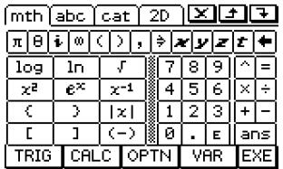 CASIO CLASSPAD 300 PLUS - - Clavier 2D - 1