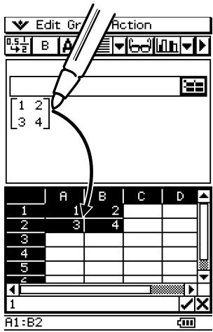 CASIO CLASSPAD 300 PLUS - Opérations sur le classpad - 6
