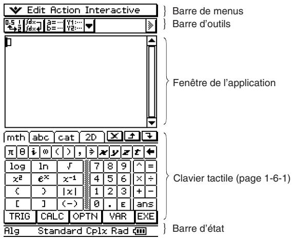 CASIO CLASSPAD 300 PLUS - Fenêtre d'application - 1