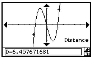 CASIO CLASSPAD 300 PLUS - Déterminer la distance entre deux points - 1