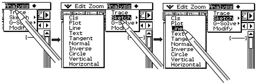 CASIO CLASSPAD 300 PLUS - Barre de menus - 2