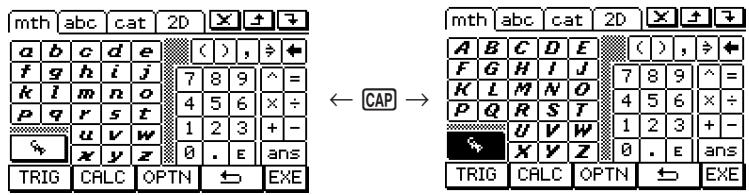 CASIO CLASSPAD 300 PLUS - - Jeu de la touche (VAR) - 1