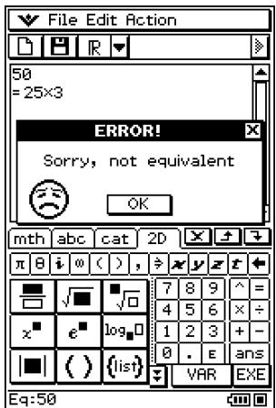 CASIO CLASSPAD 300 PLUS - Opérations sur le classpad - 4