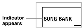 CASIO CTK-720 - To play back a Song Bank tune - 1