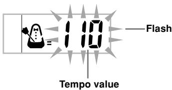 110 — Flash Tempo value
