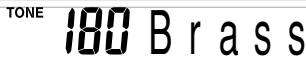 CASIO CTK-810 - Press the TONE button and then input the tone number of the main tone. - 1