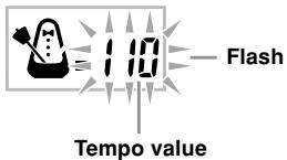 CASIO CTK-810 - To set the tempo - 1